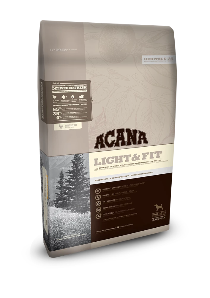 ACANA Heirtage Light & Fit Chien 11,4kg 1 ACANA Heirtage Light & Fit Chien 11,4kg