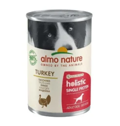 ALMO NATURE Holistic Single Protein Avec Dinde 12 X 400g