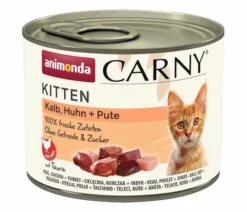 ANIMONDA Cat Carny Kitten Saveur : Veau, Volaille Et Dinde 200g X12