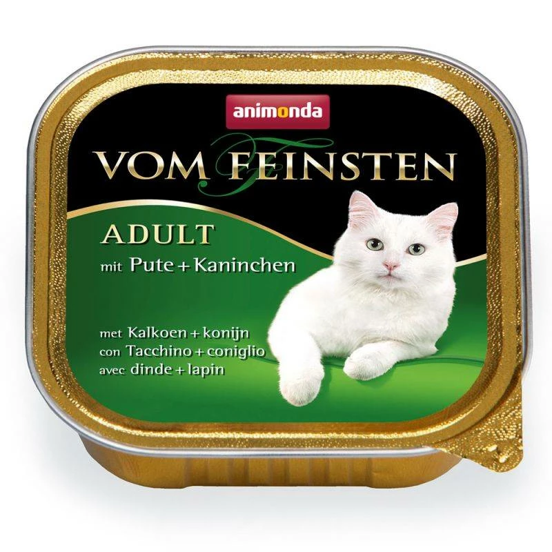 ANIMONDA Vom Feinsten Adulte Dinde, Lapin 100g X12 1 ANIMONDA Vom Feinsten Adulte Dinde, Lapin 100g X12