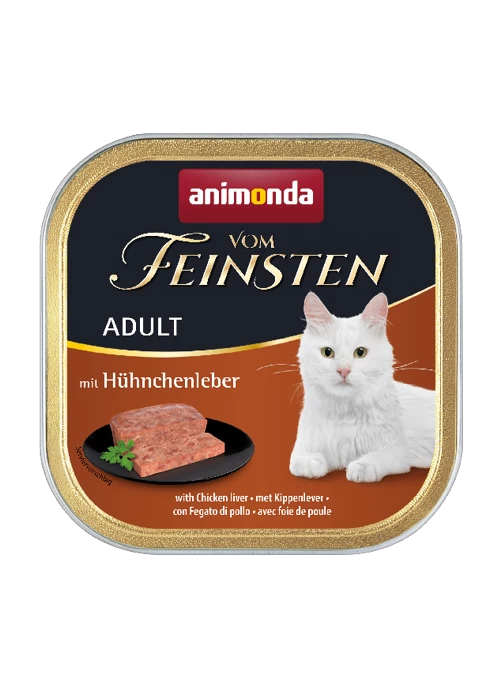 ANIMONDA Vom Feinsten Classic Chat Avec Foie De Poulet 100g X12 2 ANIMONDA Vom Feinsten Classic Chat Avec Foie De Poulet 100g X12 – Image 2