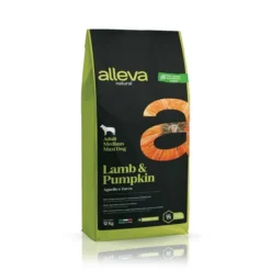 Alleva Natural Adult Medium/Maxi Agneau Et Citrouille 12kg