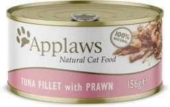 Applaws Cat Thon Avec Crevettes 156g Boîte X12