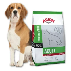 ARION Original Adult Medium Breed Agneau & Riz 12kg+Surprise Pour Chien Gratuit -Zooart Elegant Boutique fre pl Arion Original Adulte Race Moyenne Agneau Riz 12kg 15624 1 1