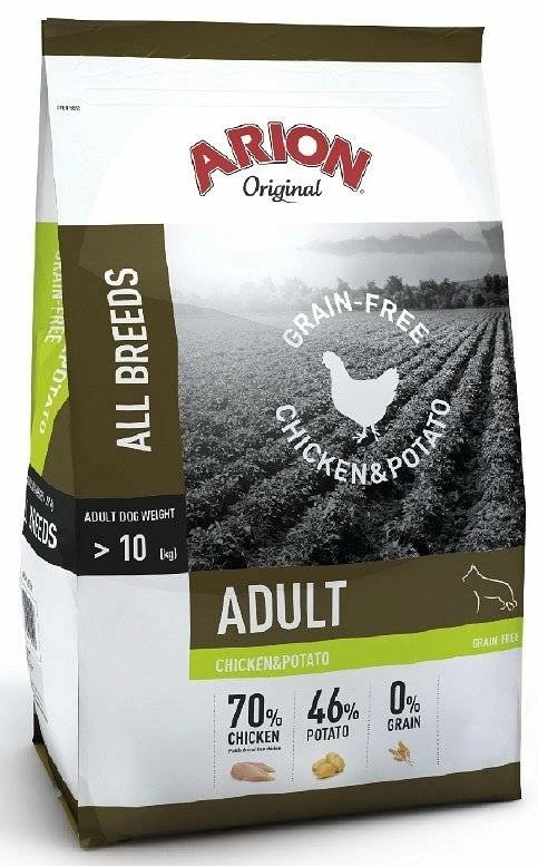 Arion Original Grain Free Poulet Et Pommes De Terre 12kg 1 Arion Original Grain Free Poulet Et Pommes De Terre 12kg