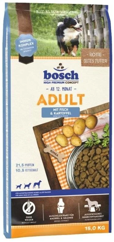 BOSCH Adult Fish & Potato 15kg+Surprise Gratuite Pour Chien 2 BOSCH Adult Fish & Potato 15kg+Surprise Gratuite Pour Chien – Image 2