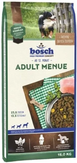 BOSCH Adult Menue Volaille 15kg+Surprise Gratuite Pour Votre Chien