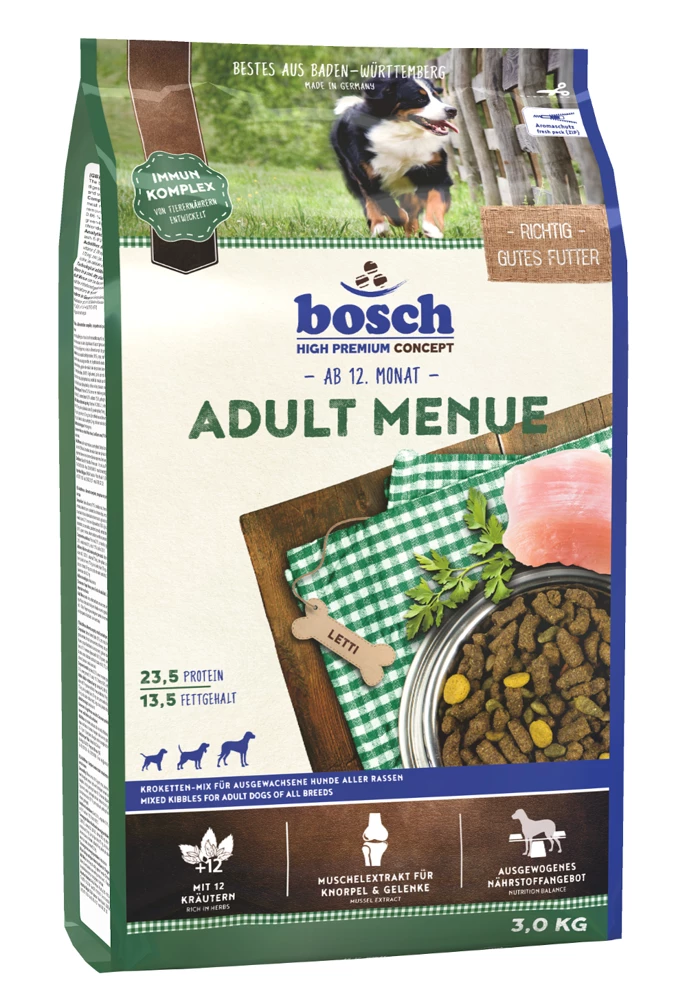 BOSCH Adult Menue Volaille 3kg+Surprise Gratuite Pour Chien 2 BOSCH Adult Menue Volaille 3kg+Surprise Gratuite Pour Chien – Image 2