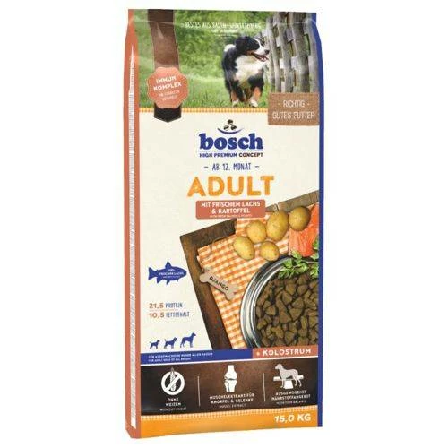 BOSCH Adult Salmon & Potato 15kg+Surprise Gratuite Pour Chien 1 BOSCH Adult Salmon & Potato 15kg+Surprise Gratuite Pour Chien