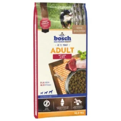 Bosch Adult Agneau, Riz Pour Chien 15kg+Surprise Gratuite Pour Chien