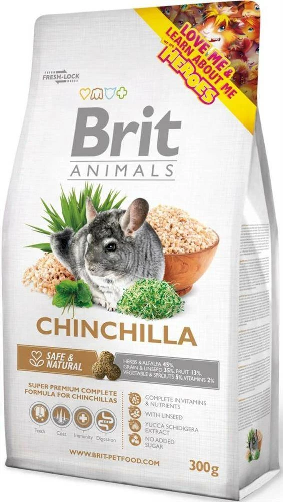 Brit Animals Chinchilla Complete 300g X2 1 Brit Animals Chinchilla Complete 300g X2