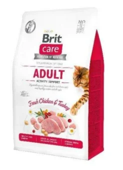 Brit Care Cat Grain-Free Aldut Activity Support Avec Poulet Et Dinde 2kg