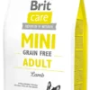 Brit Care Mini Grain Free Adult Avec Agneau 2kg X2