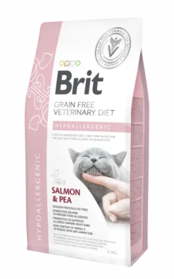 Brit Grain Free Veterinary Diet Cat Hypoallergenic Saumon & Pois 2kg