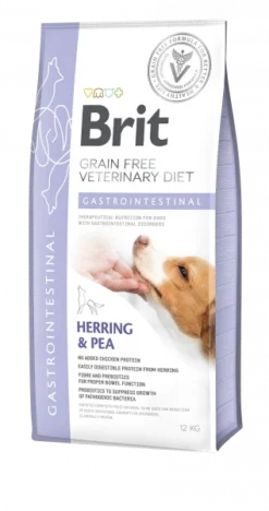 Brit Grain Free Veterinary Diet Dog Gastrointestinal Hareng Avec Pois 2kg