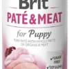Brit Pate & Meat Puppy Poulet & Dinde 400g X12