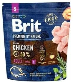 Brit Premium By Nature Adult S Avec Poulet 1kg X2