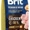 Brit Premium By Nature Junior M Avec Poulet 15kg + Surprise Gratuite Pour Chien
