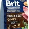 Brit Premium By Nature Light Avec Dinde Et Avoine 3kg + Surprise Gratuite Pour Chien