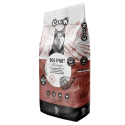 Canun Dog Sport 20kg Avec Viande De Bœuf Pour Les Chiens énergiques Et Sportifs (40% De Viande)