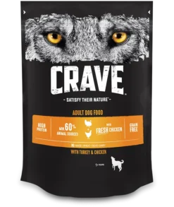 Crave Croquettes Pour Chien à La Dinde Et Au Poulet 2.8kg