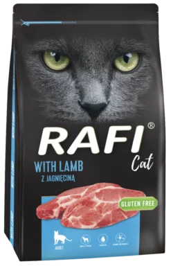 DOLINA NOTECI Croquettes Pour Chat Rafi Avec Agneau 7kg.