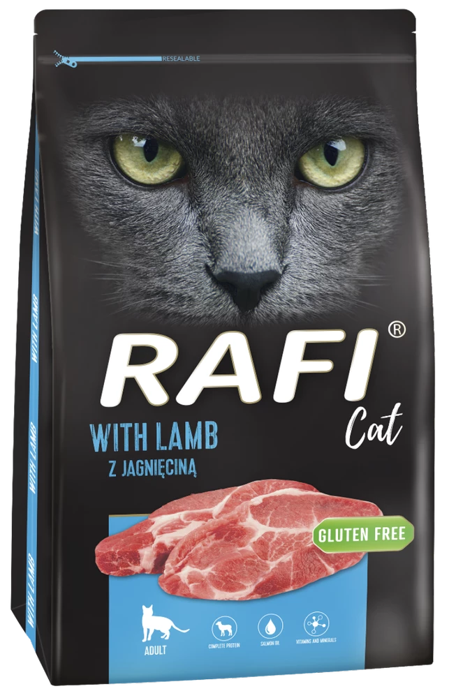 DOLINA NOTECI Croquettes Pour Chat Rafi Avec Agneau 7kg. 1 DOLINA NOTECI Croquettes Pour Chat Rafi Avec Agneau 7kg.