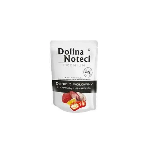 DOLINA NOTECI Plat De Bœuf Aux Poivrons Et Pâtes 100g - Aliments Humides Pour Chiens X12 3 DOLINA NOTECI Plat De Bœuf Aux Poivrons Et Pâtes 100g - Aliments Humides Pour Chiens X12 – Image 3