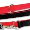 Dingo Extra Laisse Convertible à Double Sangle Pour Chiens Rouge/Noir 220cm