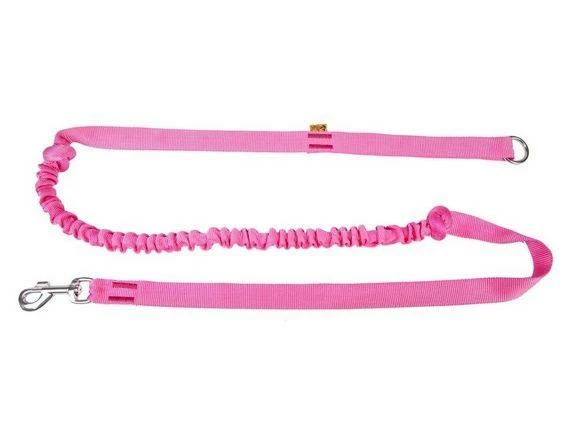 Dingo Laisse Avec Amortisseur Et Poignée Rose 170cm 1 Dingo Laisse Avec Amortisseur Et Poignée Rose 170cm