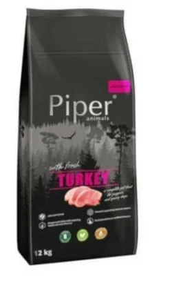 Dolina Noteci Piper Animals Junior Avec Dinde 12kg X2