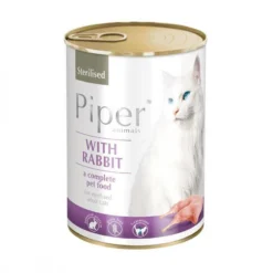 Dolina Noteci Piper Pour Chats Stérilisés Avec Du Lapin 400g X6