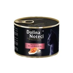 Dolina Noteci Premium Pour Chats Riche En Saumon 185g X12