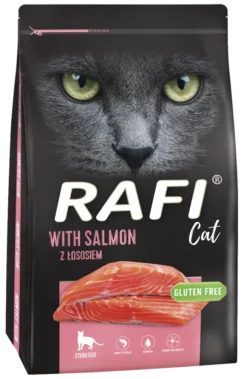 Dolina Noteci Rafi Cat Croquettes Pour Chats Stérilisés Au Saumon 7kg