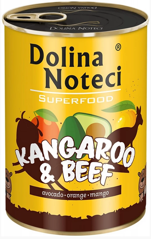 Dolina Noteci Superfood Kangourou Et Boeuf 400g X6 1 Dolina Noteci Superfood Kangourou Et Boeuf 400g X6