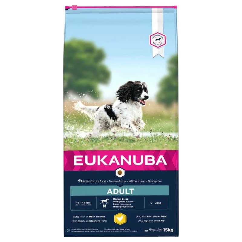 Eukanuba Adult Medium Breed Poulet 15kg+ Surprise Gratuite Pour Votre Chien 2 Eukanuba Adult Medium Breed Poulet 15kg+ Surprise Gratuite Pour Votre Chien – Image 2