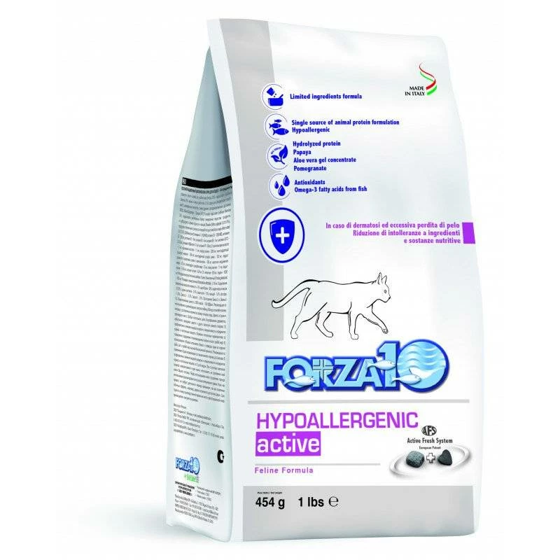 FORZA10 Actif Hypoallergénique Pour Chats 454g 1 FORZA10 Actif Hypoallergénique Pour Chats 454g