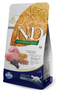 Farmina N&D Ancestral Grain Frline Adult Lamb&Blueberry 5kg
