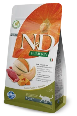 Farmina N&D Pumpkin Feline Adult Duck Pumpkin&Cantaloupe Melon Recipe 1,5kg