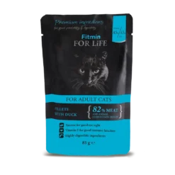 Fitmin Cat For Life Adult Au Canard 85g X12