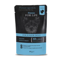 Fitmin Dog For Life Junior Dinde En Sauce 85g X 12