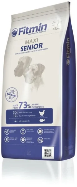 Fitmin Maxi Senior Poulet 15kg + Surprise Gratuite Pour Votre Chien