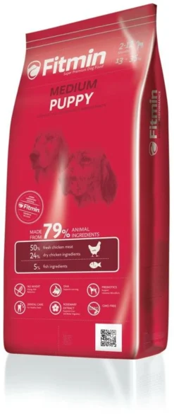 Fitmin Medium Puppy Poulet 3kg + Surprise Gratuite Pour Votre Chien