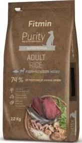 Fitmin Purity Adult Poisson, Venaison Et Riz 12kg