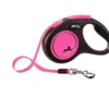 Flexi Laisse Classic M Sangle 5m Jusqu'à 25kg Rose Fluo