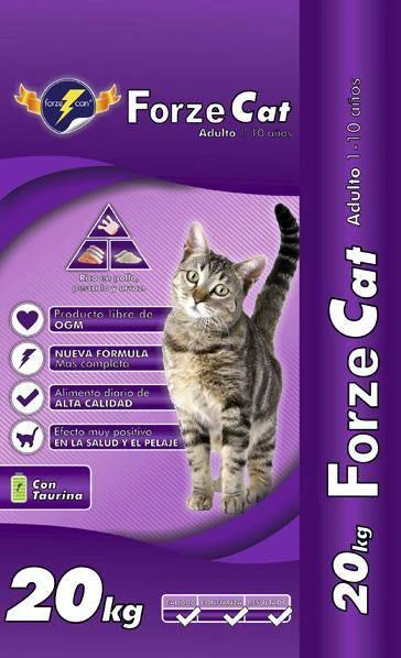 Forzecat 60% Viande Et Poisson. Sans OGM 20kg 1 Forzecat 60% Viande Et Poisson. Sans OGM 20kg