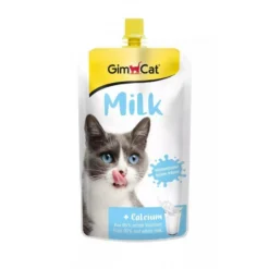 GIMCAT Lait En Sachet De 200ml Pour Chats X10