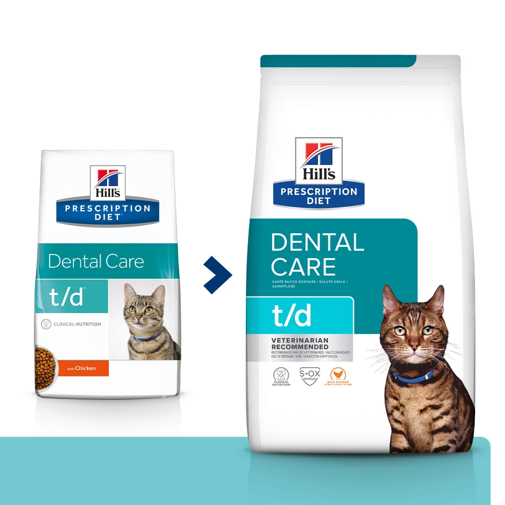 Hills HILL'S PD Prescription Diet Feline T/d 1,5kg 2 Hills HILL'S PD Prescription Diet Feline T/d 1,5kg – Image 2