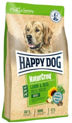 Happy Dog NaturCroq Adult Agneau & Riz 4kg X 2 -Zooart Elegant Boutique fre pl Happy Dog NaturCroq Adult Agneau Riz 4kg 11140 2 1