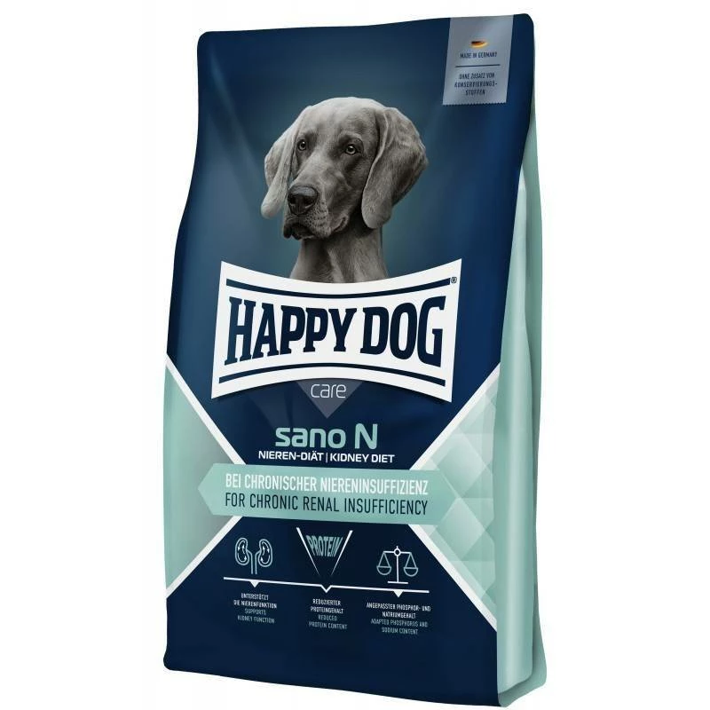 Happy Dog Sano N, Nourriture Sèche, Soutien Rénal, 7,5kg 1 Happy Dog Sano N, Nourriture Sèche, Soutien Rénal, 7,5kg